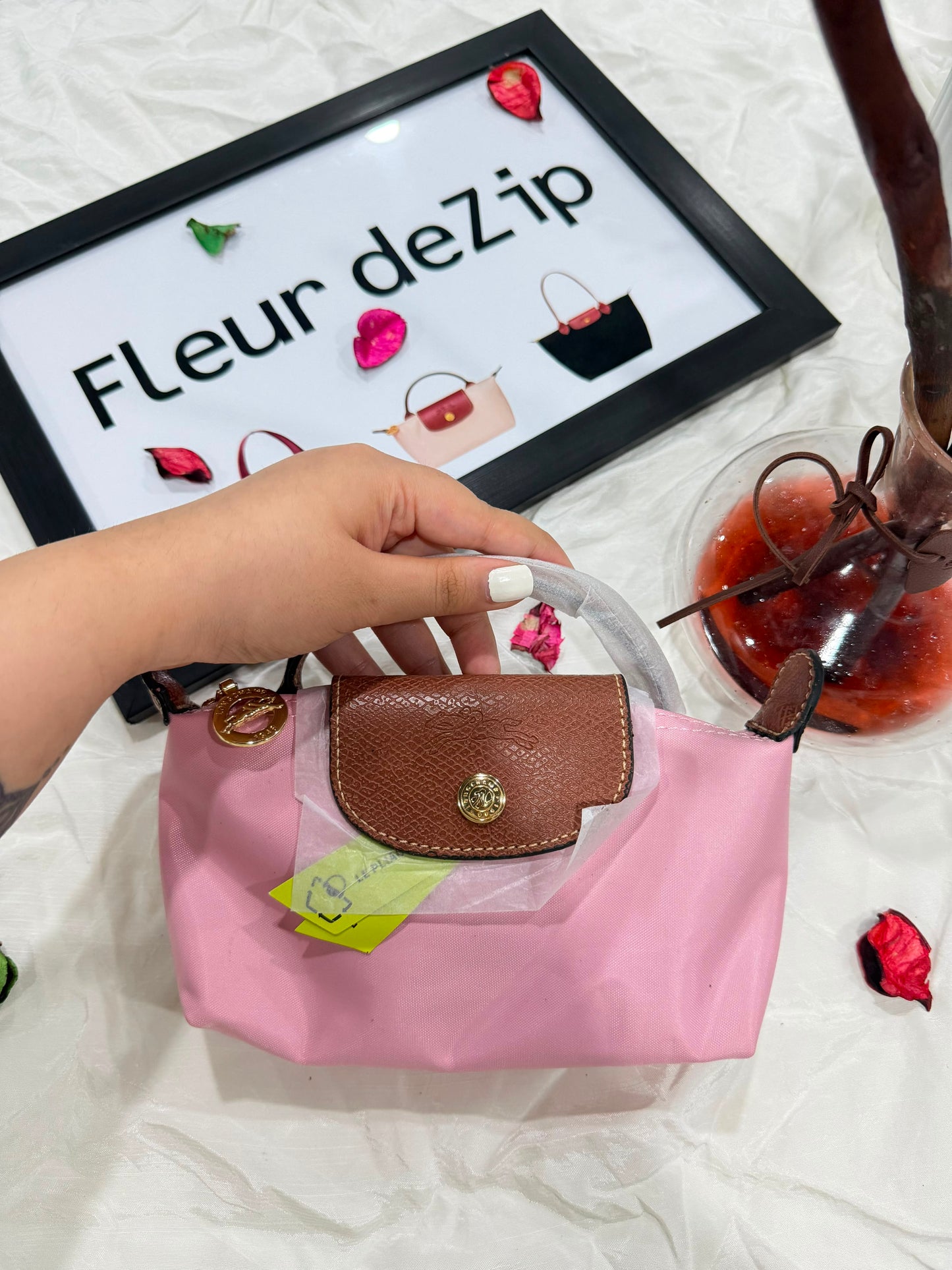 Longchamp Crossbody Bag with Strap (WITH BRAND LOGO)