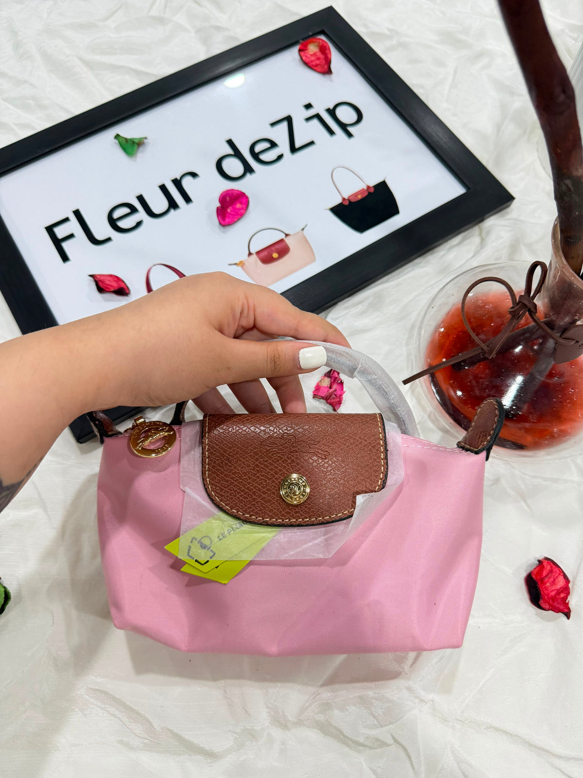 Longchamp Crossbody Bag with Strap (WITH BRAND LOGO)