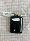 Coach Zip Card Case in Signature Canvas