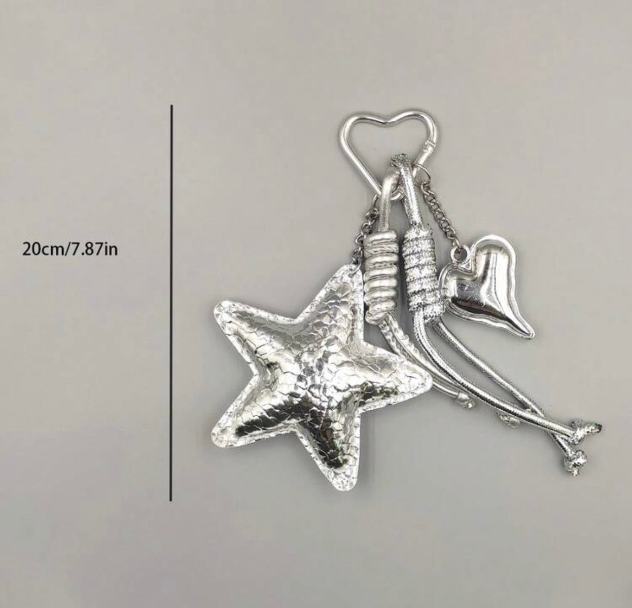 TRENDY SILVER STAR CHARM