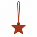 STAR LEATHER BAG CHARM