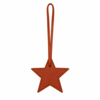STAR LEATHER BAG CHARM