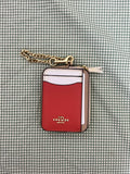 Coach Zip Card Case in Signature Canvas