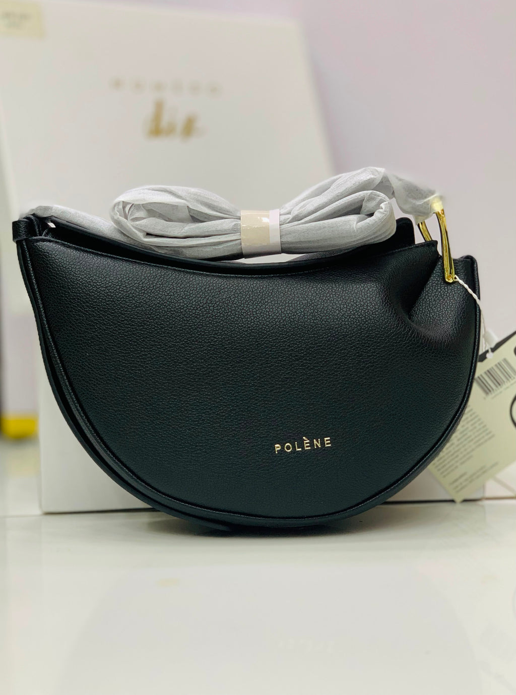 Polène Tonca Textured Black
