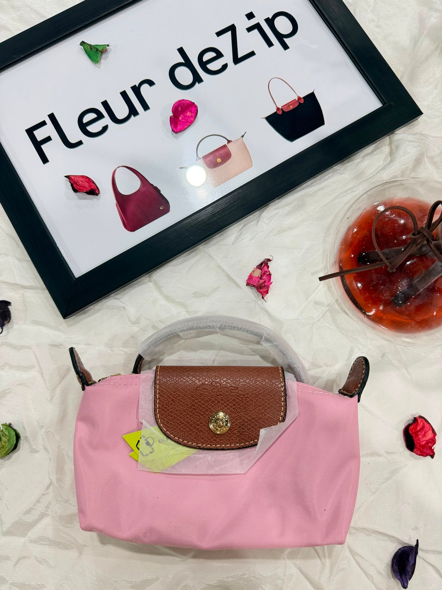 Longchamp Crossbody Bag with Strap (WITH BRAND LOGO)