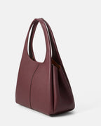 Coach Lana Shoulder Bag 23 In Signature Jacquard burgundy Leather
