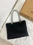 Coach Tote Bag Black / Brown (With Dust Bag & Box)