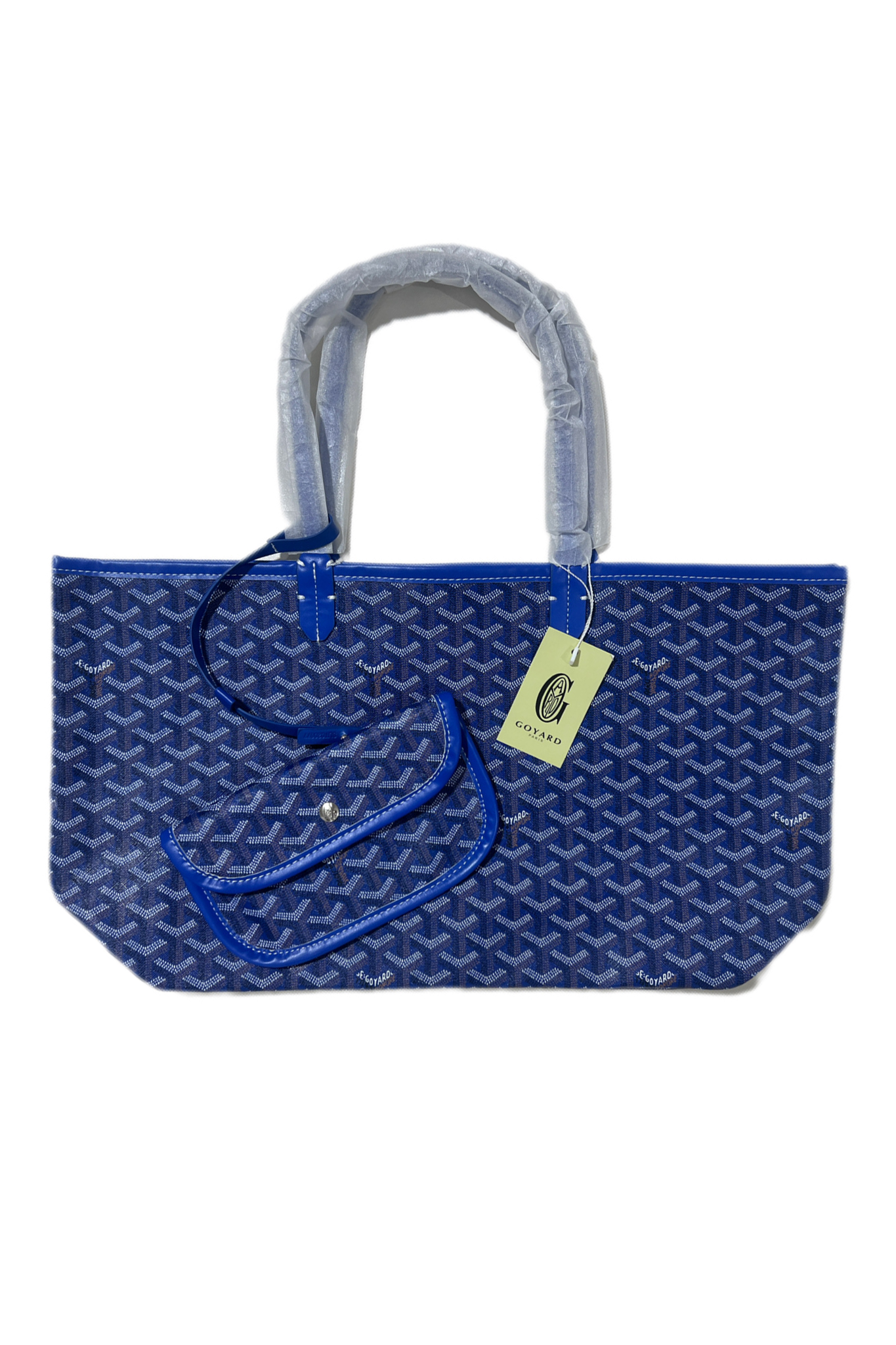 Goyard Tote Bag – Medium Blue (With Pouch)