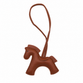 HORSE LEATHER BAG CHARM