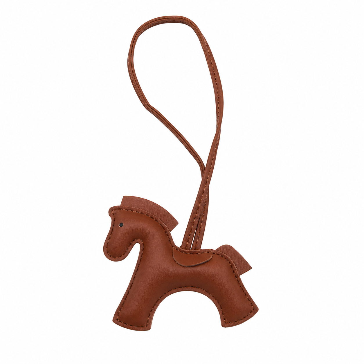 HORSE LEATHER BAG CHARM