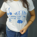 MORNING FEAST WHITE- PRINTED TSHIRT