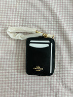 Coach Zip Card Case in Signature Canvas