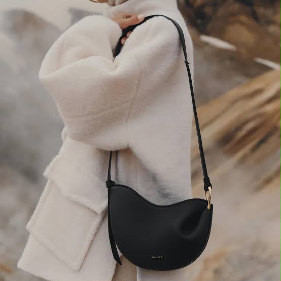 Polène Tonca Textured Black