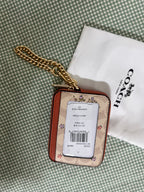 Coach Zip Card Case in floral Print