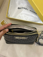 MK Inspired Crossbody Bag / Black (With Long Strap, Dust Bag & Box)