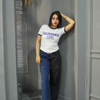 CALIFORNIA WHITE-PRINTED TSHIRT