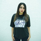 MINIMALIST BLACK- PRINTED DROP SHOULDER