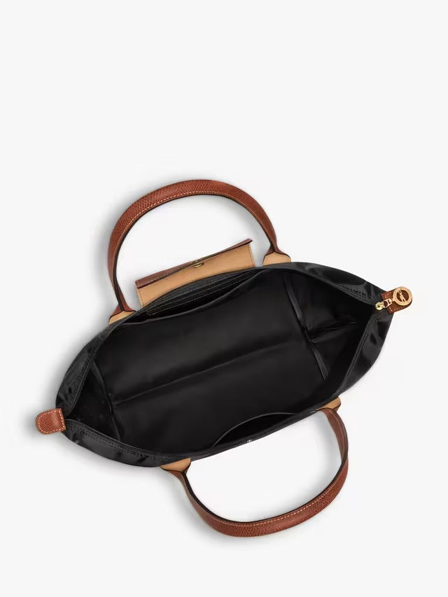 Longchamp Tote LARGE - Black (WITH BRAND LOGO)