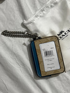 Coach Signature Canvas with Blue Trim