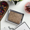 Coach Snap Wallet In Signature Canvas