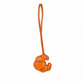 CROISSANT LEATHER BAG CHARM