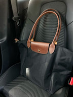 Longchamp Tote LARGE - Black (WITH BRAND LOGO)