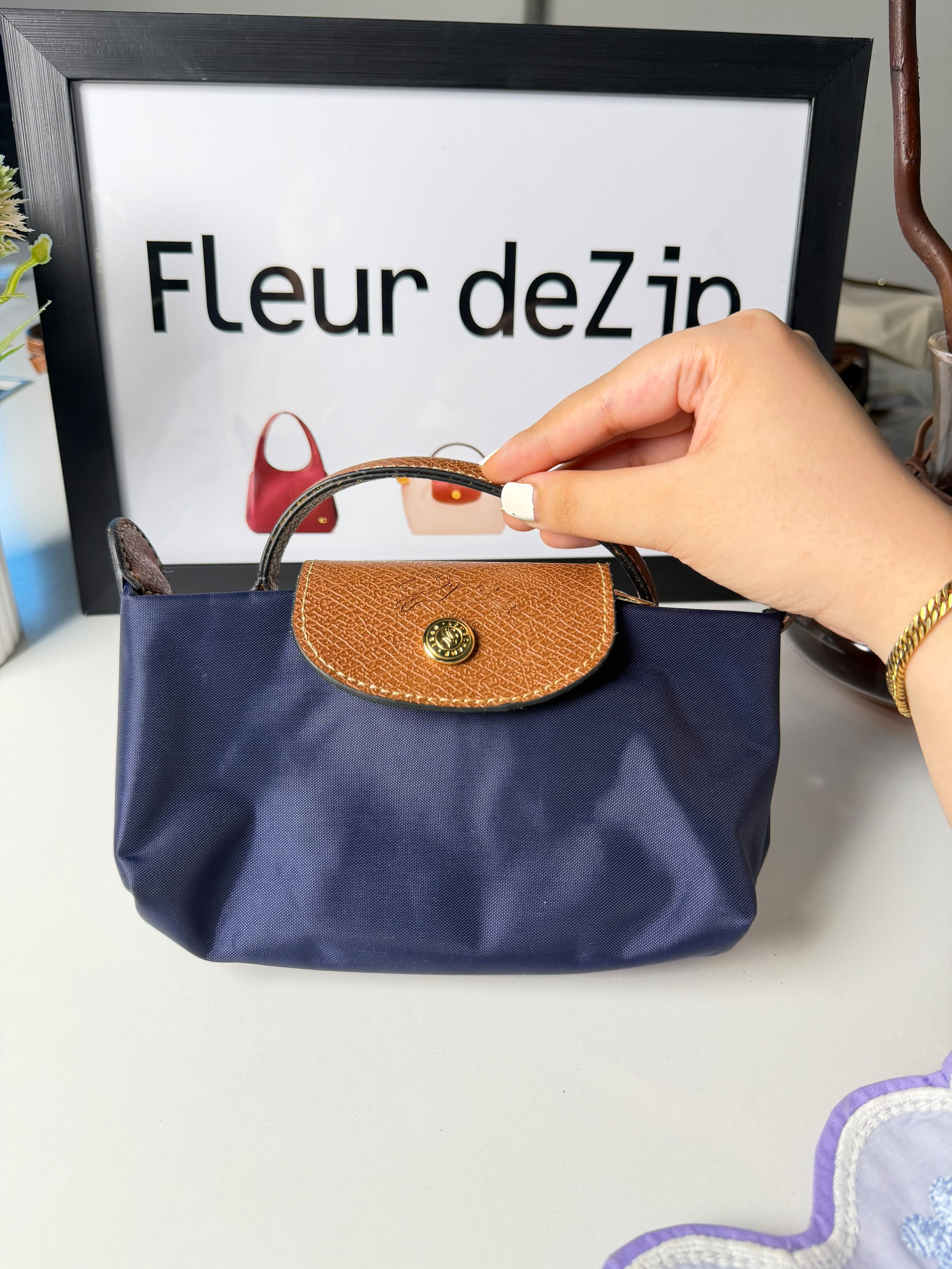 Longchamp Crossbody Bag with Strap (WITH BRAND LOGO)