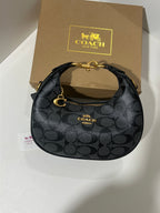 COACH JONIE BAG GREY ((INCLUDE BOX AND LONG STRAP )