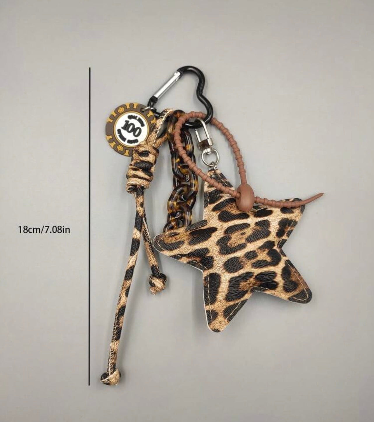 TRENDY CHEETAH STAR CHARM