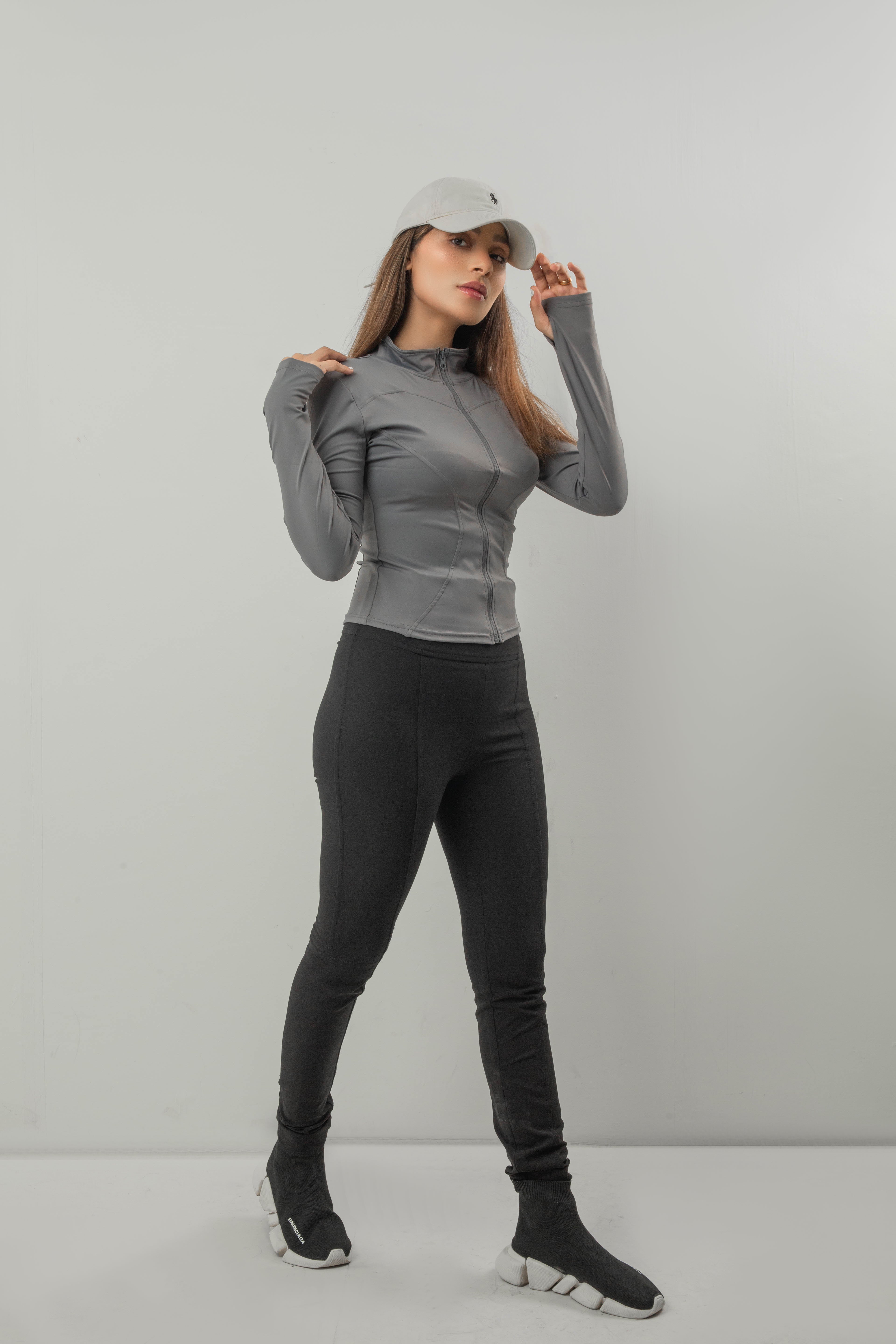 THUMB JACKET-GREY