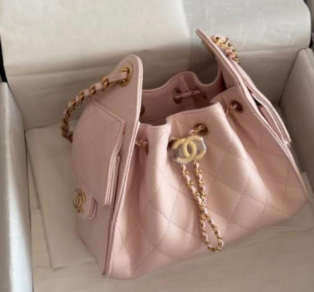 CHANEL 25 Hobo Small with Complete Packaging