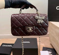 Chanel Top Handel Flap Bag with Brand Box