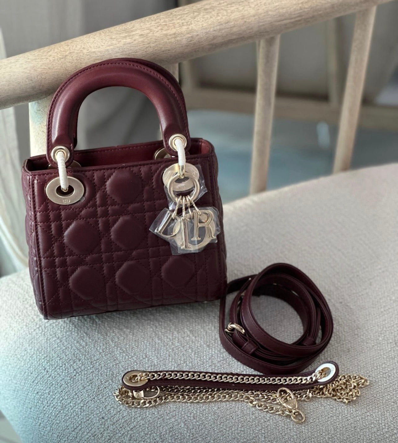 Lady Dior Bag Small with Brand Box  &
