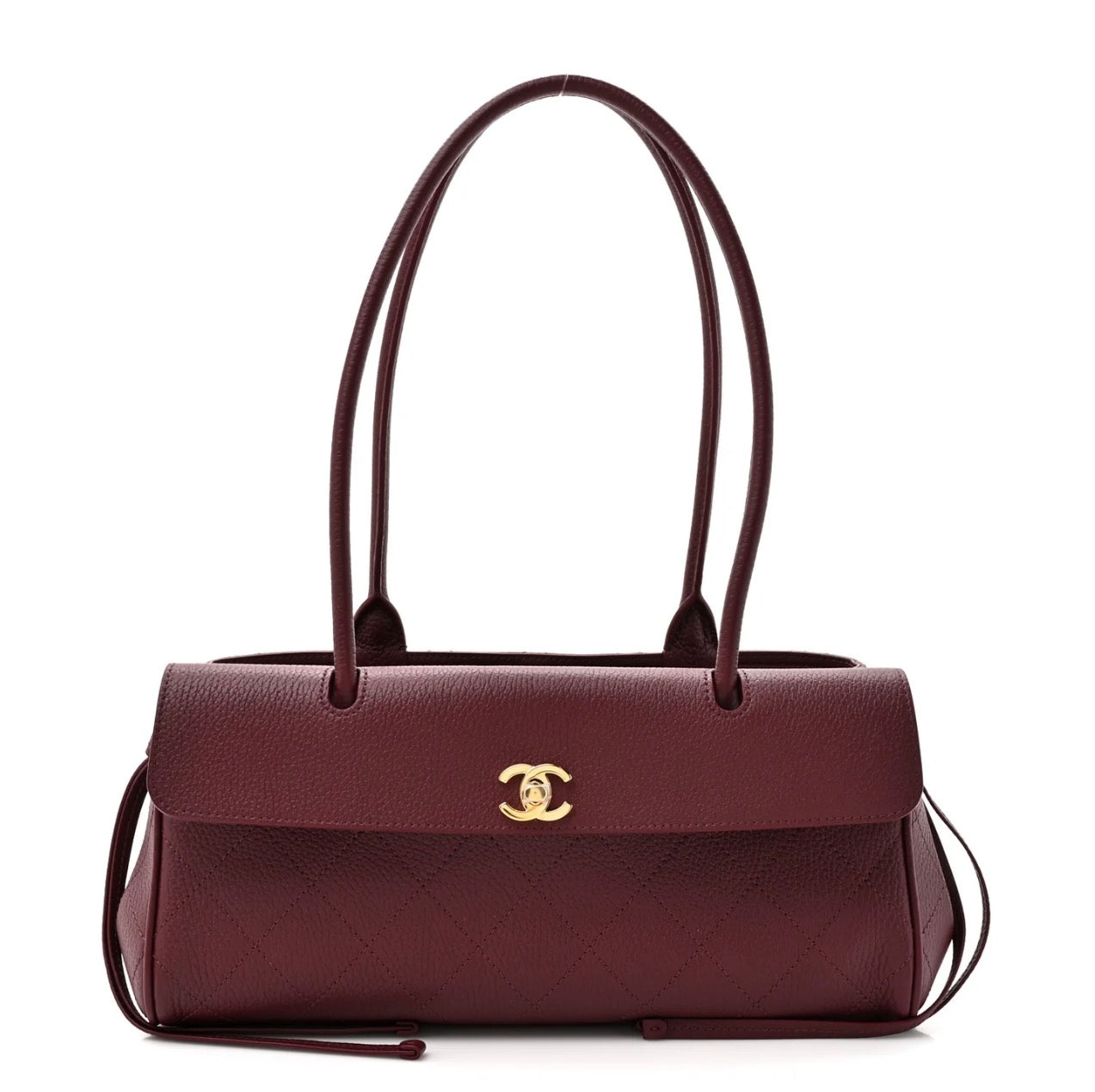 CHANEL Vintage Cerf Small Tote with Brand Box