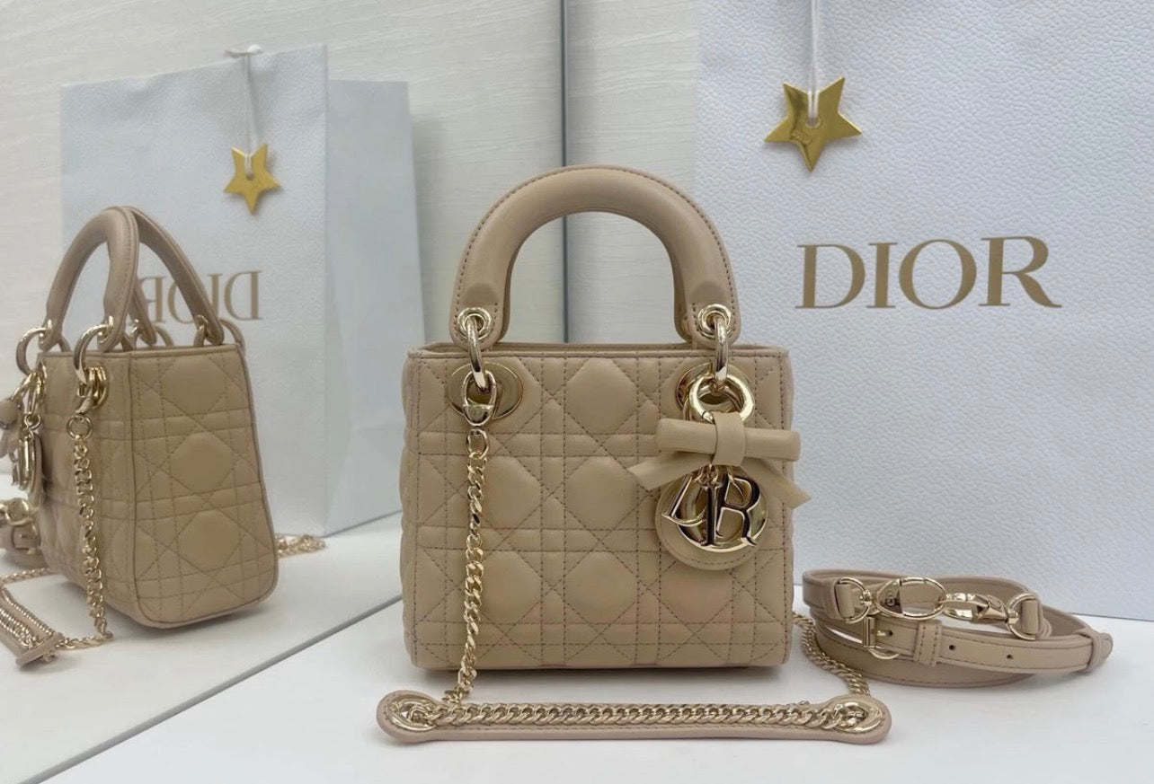Lady Dior Cannage Small Bag with Brand Box