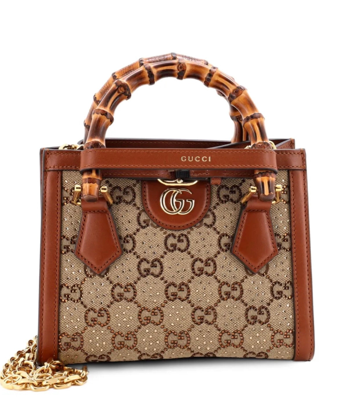 Gucci Diana Mini Tote with Brand Box
