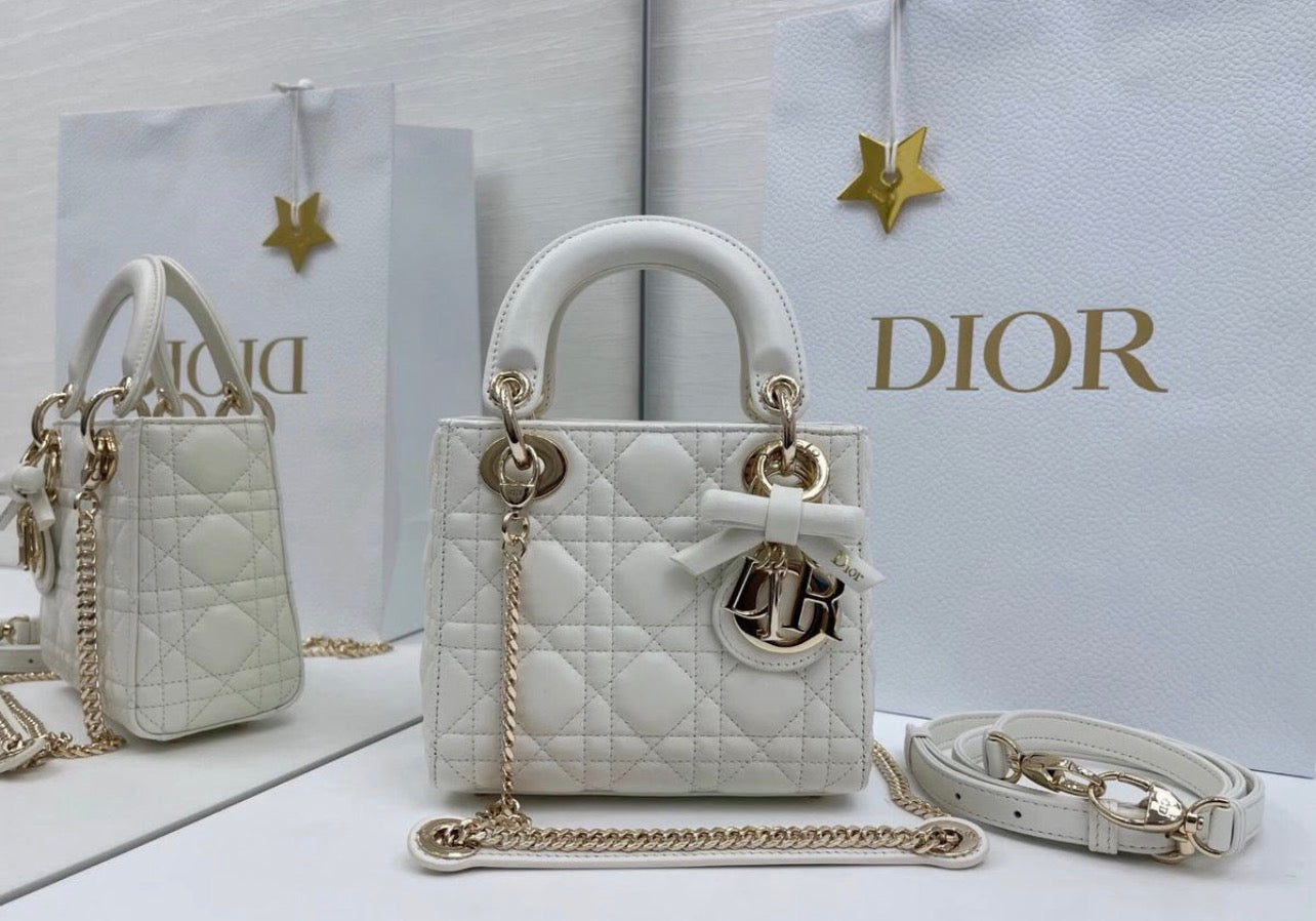 Lady Dior Cannage Small Bag with Brand Box