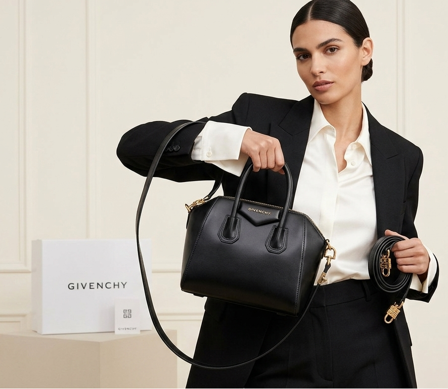 Givenchy - Structured Leather Mini Tote – Classic Black