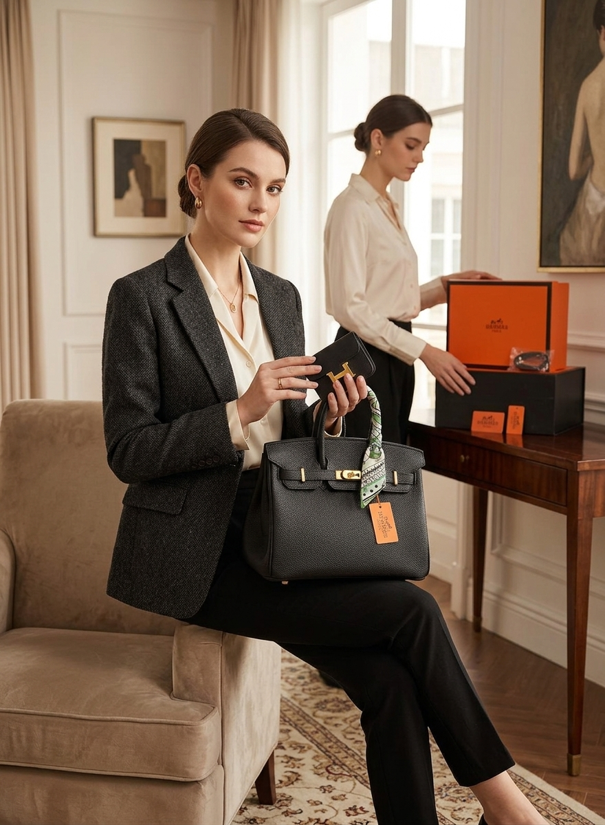 Hermès Birkin & Constance Bag - Black