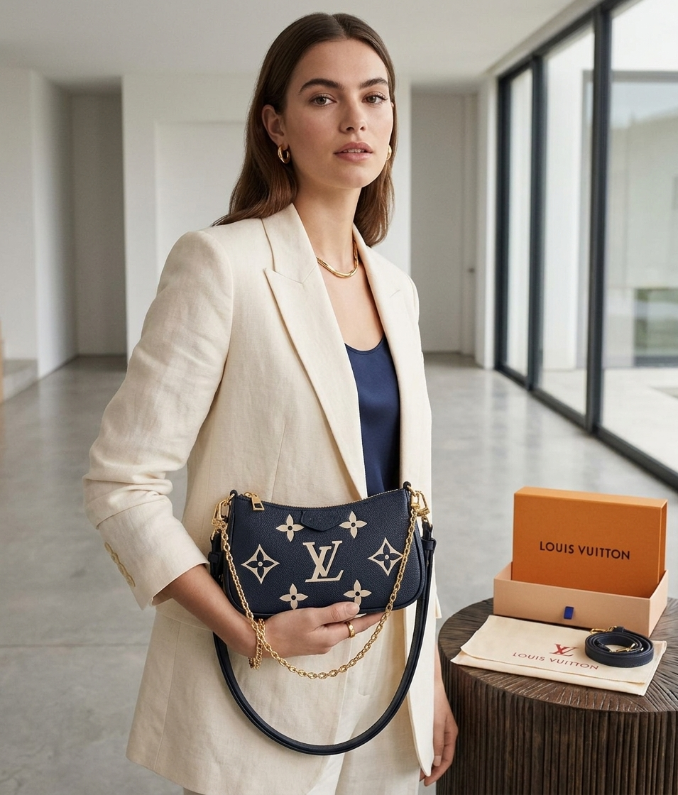 LOUIS VUITTION - Empreinte Bag Navy Blue