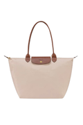 Longchamp Tote MEDIUM - Paper White (WITH BRAND LOGO)