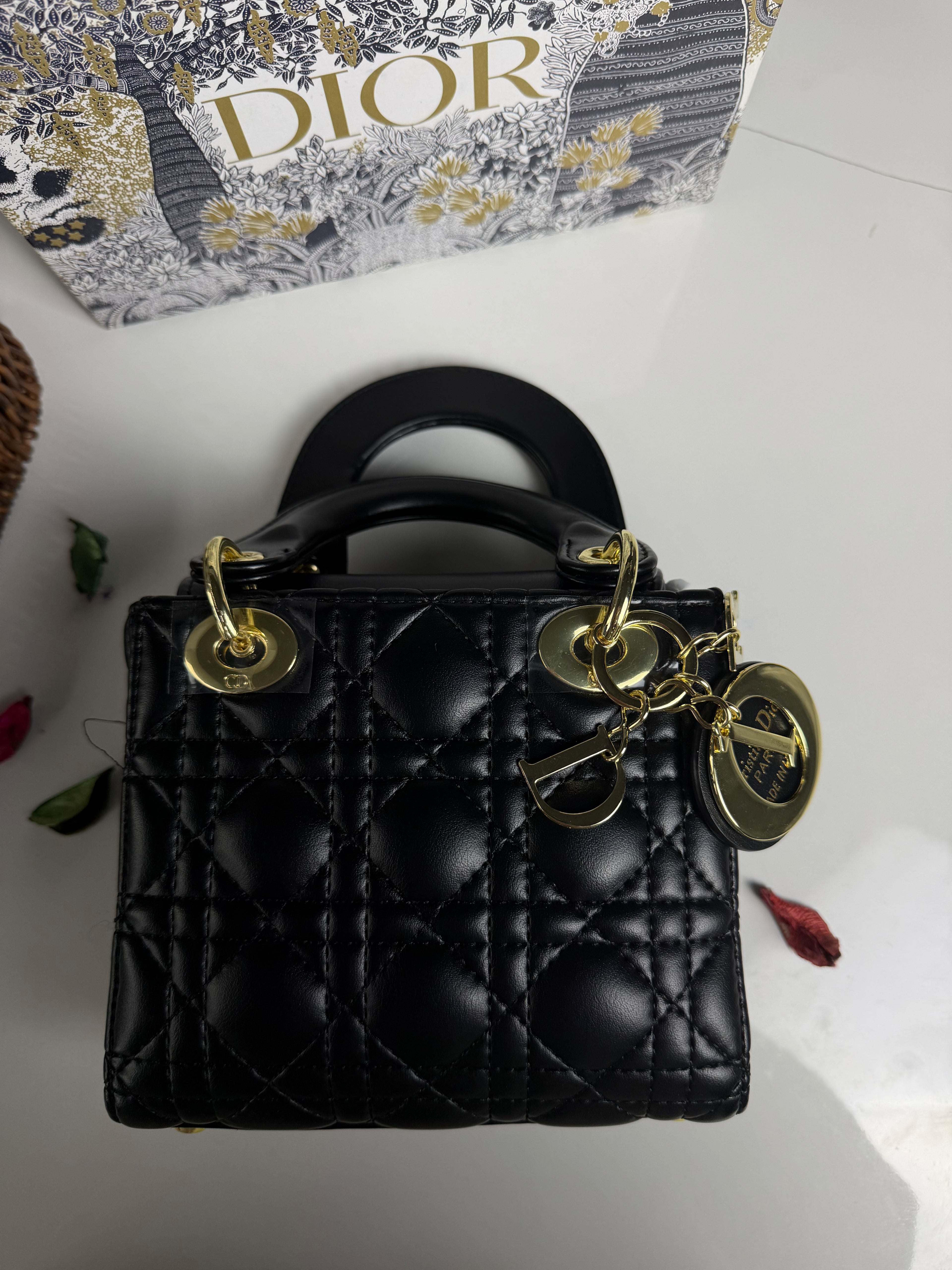 Lady Dior Micro Bag – Black