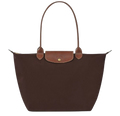 Longchamp Tote Large - Ebony Brown (WITH BRAND LOGO)
