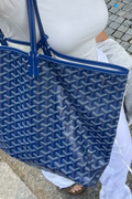Goyard Tote Bag – Medium Blue (With Pouch)