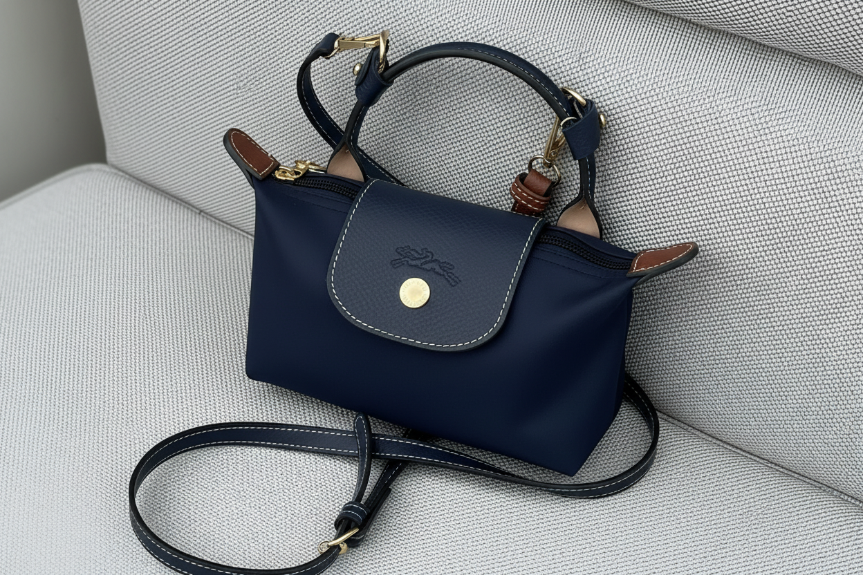 Longchamp Crossbody Bag with Strap (WITH BRAND LOGO)