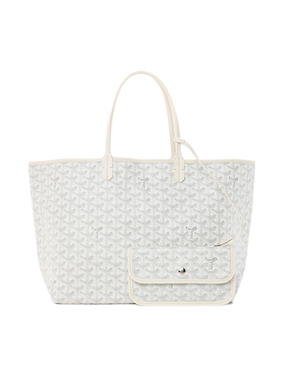 Goyard Tote Bag – Medium White (With Pouch)