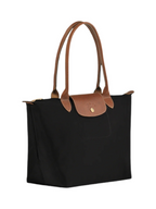 Longchamp Tote LARGE - Black (WITH BRAND LOGO)