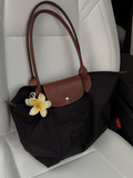 Longchamp Tote MEDIUM - Black (WITH BRAND LOGO)