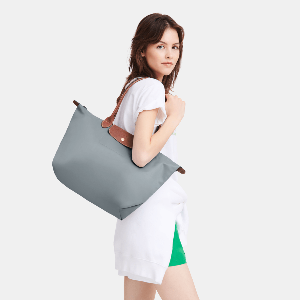 Longchamp Le Pliage Original Tote Bag (Steel)