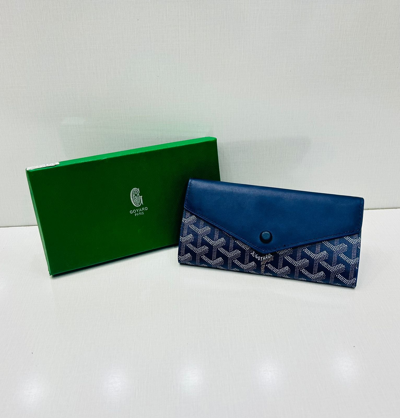 Goyard - Long Wallet Navy Blue